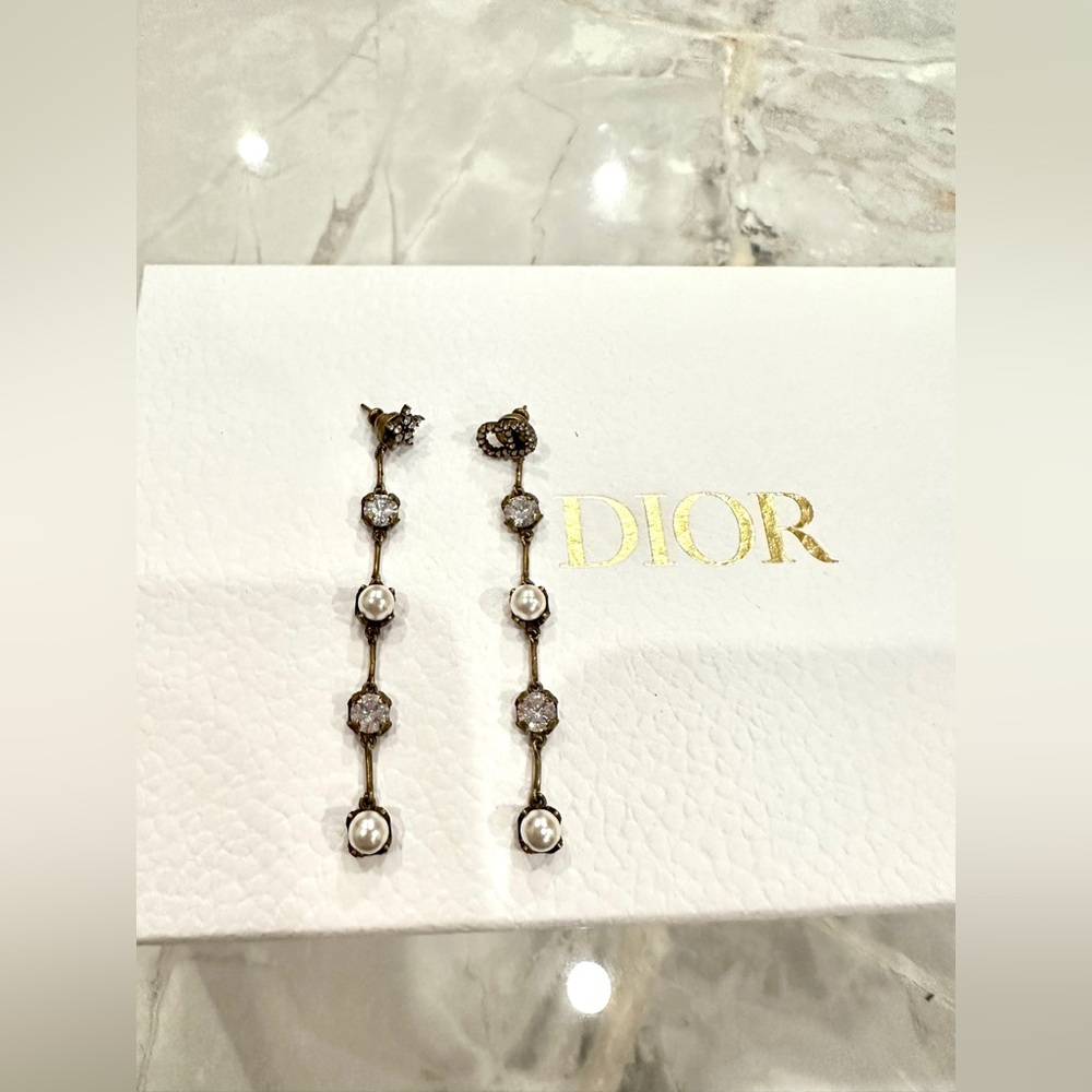 Dior Pearl and Diamond Earring